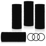 100Pcs Black Elastics Small Hair Ties Elastics Small Hair Rubber Bands Accessories Ponytail Holders for Women Girls Baby Toddle