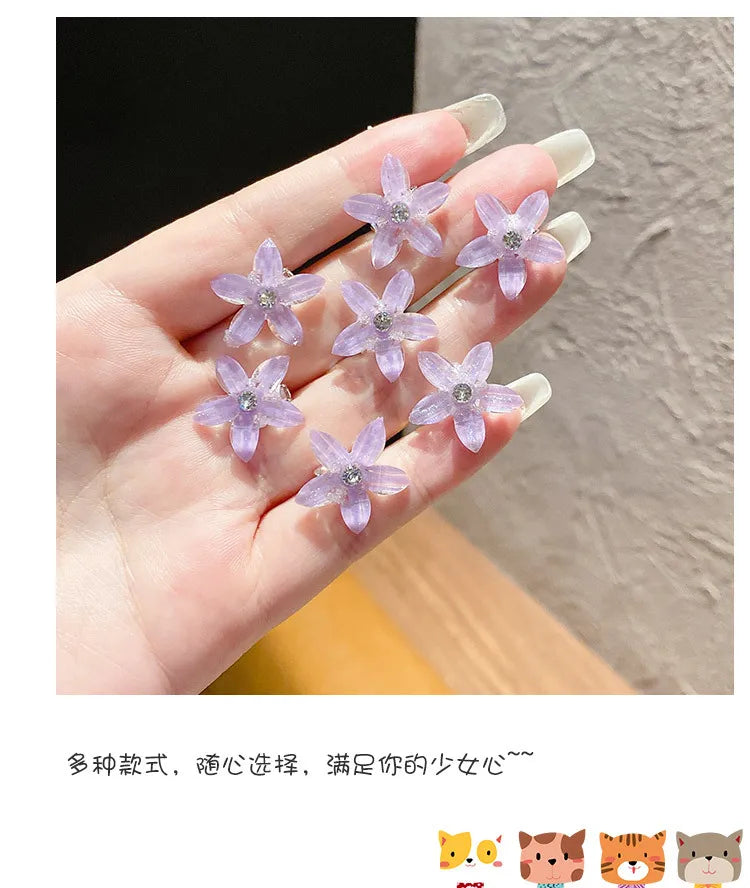 Hair Accessories Clip Pinzas Para El Cabello Butterfly Bands Girls Cheveux Korean Kids Fashion Cute Mollette Capelli Hairclips