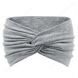 Twisted Wide Headbands for Women Extra Large Turban Workout Headband Fashion Yoga Hair Bands Boho Twisted Thick Hair Accessories