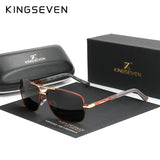 KINGSEVEN Classical Men’s Sunglasses High Quality Aluminum HD Mirror Lens Functional Glasses Women Driving Accessory Eyewear