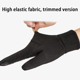 Men Windproof Motorcycle Gloves Outdoor Sports Ski Running Touch Screen Thin Style Fleece Gloves Non-Slip Warm Full Fingers