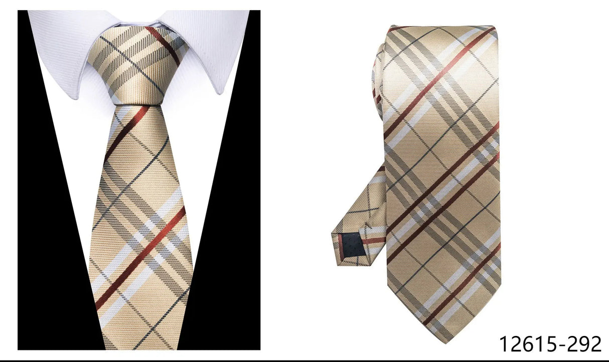 100% Silk Brand Purple Tie Men Necktie High Quality Mix Colors Silk 7.5 cm Gravatas Accessories Wedding April Fool's Day
