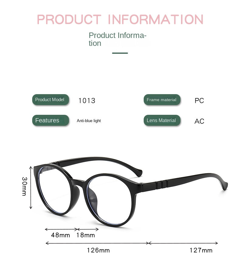 Blue Light Blocking Glasses for Kids Computer Glasses Silicone Frame Clear Lens Girl Boy Video Gaming Children Safety Eyewear