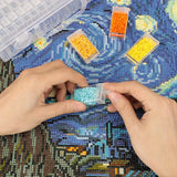 Clearance_1pc 32/40/42/48/56/64 Slots Plastic Storage Box, DIY Diamond Painting Beads Charms Jewelry Accessories Organizer Box_C