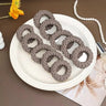 High Elastic Hair Rope Towel Pleated Scrunchie Thicken High Ponytail Holders Rubber Band Elastic Women Hair Ring Hair Accessory