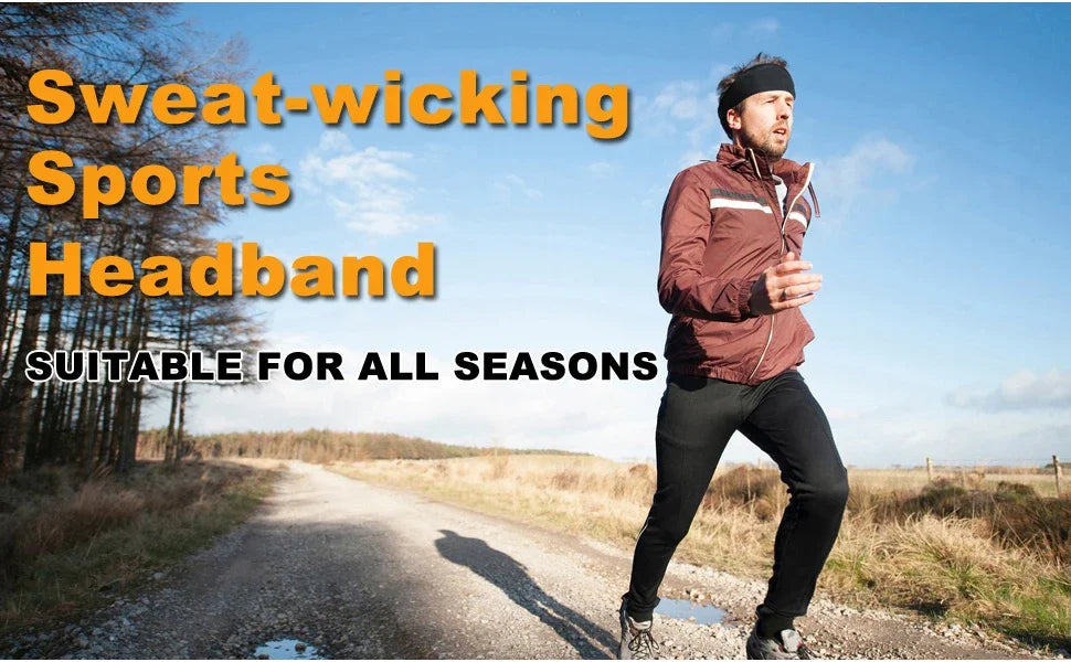 Sports Headbands for Men Moisture Wicking Workout Headband Sweatband Headbands Hairband for Women Men