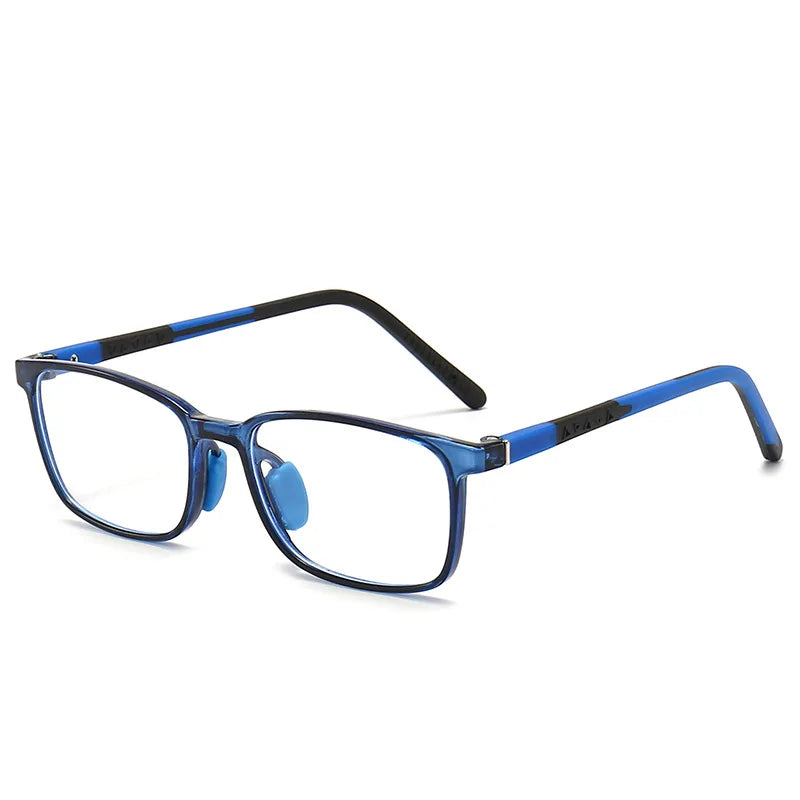 54671 Square Blue Light Blocking Glasses for Girl Optical Glasses Frame Boy Anti Glare Computer Eyeglasses Child Uv400