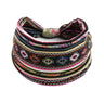 Fashion Boho Ethnic Style Headbands Vintage Knot Elastic Turban Headwrap For Women Girls Hair Band Soft Bandana Hair Accessories