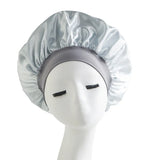 Satin Hat Sleep Silk Round Fabric Protect Hair Comfort Hair Night Anti-frizz Sleeping Hat Four Seasons Breathability Sleep Cap