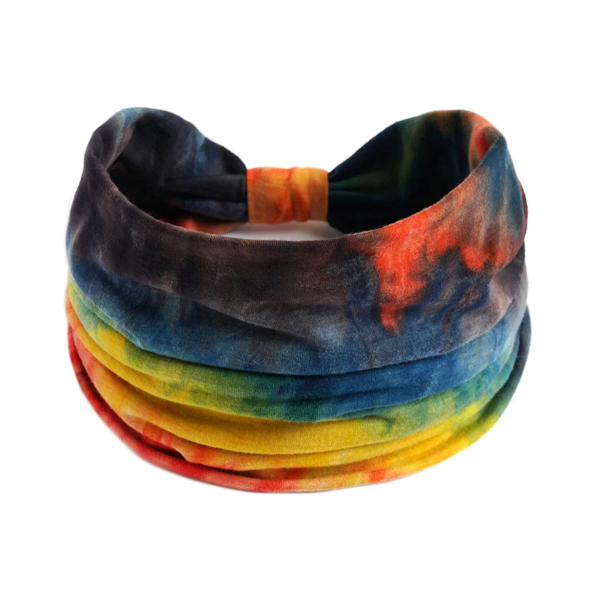 Boho Headbands For Women Fashion Stretch Wide Hair Bands Knoted Turban Yoga Sweatband Elastic Head Bands Stylish Wrap Headbands