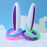 Fun Easter Throwing Game Inflatable Bunny Egg Rabbit Ears Hat Toss Game Kids Halloween Party Decor Favors Indoors Outdoors Games