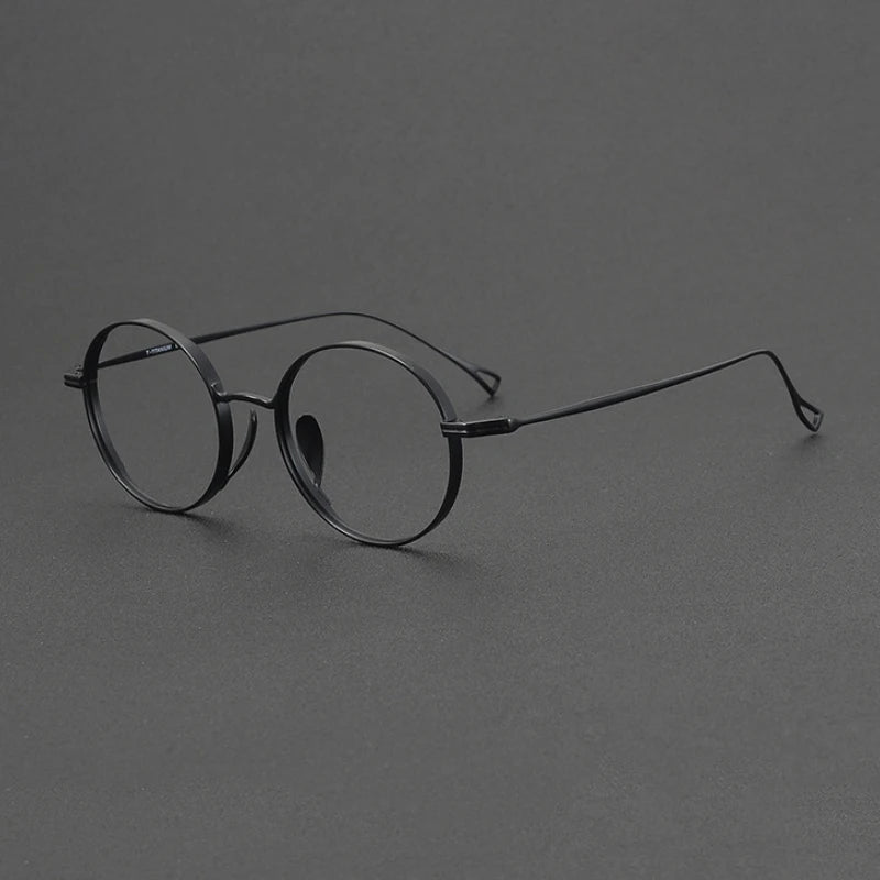 2025 NEW Titanium Handmade Glasses Frame Round Oval Retro Glasses For Men Reading Glasses Frames For Myopia For Women KMN-3003