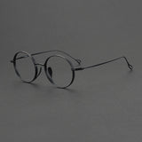2025 NEW Titanium Handmade Glasses Frame Round Oval Retro Glasses For Men Reading Glasses Frames For Myopia For Women KMN-3003