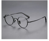 2025 Fashion Eyewear Retro Pure Titanium Round Glasses Comfortable Optical Prescription Eyeglasses Frame Men Women Brand Desgin