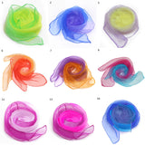 Practical 6 colors Gymnastics Scarves For Outdoor Game Toys Dancing And Juggling Towels Candy Colored Gym Towel Dance Gauze