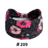 Leopard Print Headbands for Women Wide Boho Turban Head Wraps Cotton Knotted Elastic Hairbands Non Slip Workout Hair Accessories