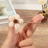 10Pcs/Set Girls Cartoon Hair Band Sweet Bow Hair Ties Elastic Rubber Band Princess Flower Scrunchies Kids Hair Accessories