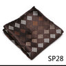 High Grade 2023 New Style Hot sale Silk Handkerchief Black Suit Accessories Solid Men Abraham Lincoln's birthday Pocket Square