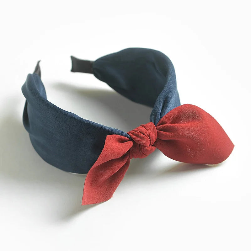 Women Hairbands Wide Female boho ties headband accessories Bow Hair Hoops Headwear Floral Hair Accessories Girl Head Band Lady