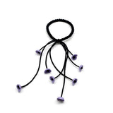 Handmade Cute Fashion Elastic Flower Ribbon Hair Ropes Rubber Band Hair Accessories Hair Ties