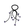 Handmade Cute Fashion Elastic Flower Ribbon Hair Ropes Rubber Band Hair Accessories Hair Ties