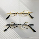 cubojue small round reading glasses +100 +150 +200 +250 +300 glass lens narrow nerd spectacles eyeglasses frames