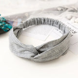 2024 New Design Fashion Women Summer Style Headbands Bohemian Girl Cross Turban Bandage Bandanas Hairbands Hair Accessories