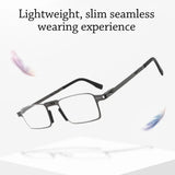 Blue Ray Blocking Anti-Blue Light Reading Glasses Portable With Glasses Bag Hyperopia Glasses Eye Protection Folding
