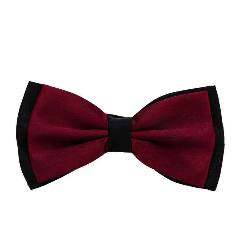Men Bowties Classic Satin Bowtie Hot Sale Gentleman Necktie For Wedding Party Adjustable Solid Colorful Men Bow Ties Neck Cravat