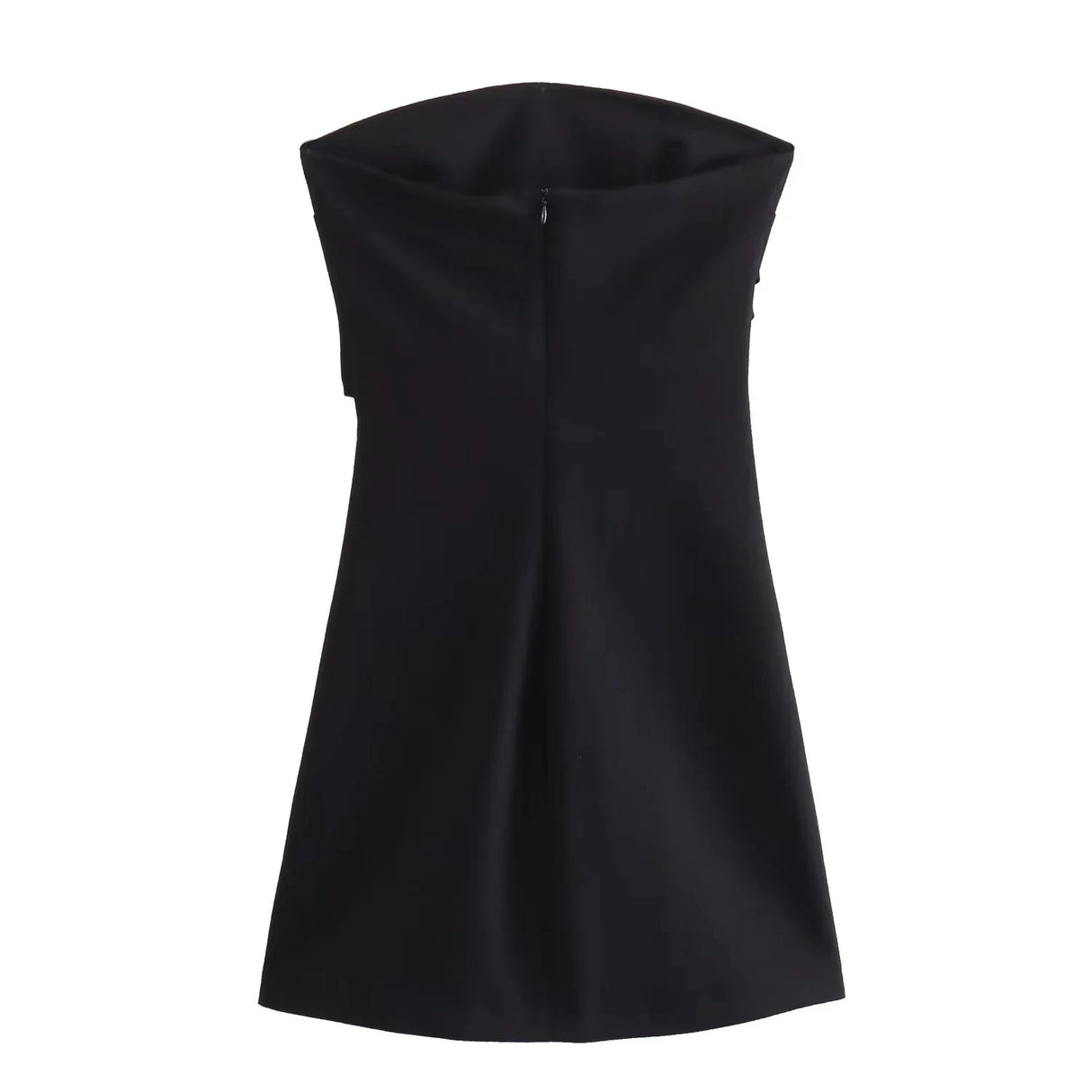 Robe TRAF pour femme, épaules dénudées, corset, courte, froncée, dos nu, bleu, noir, blanc, robe moulante sexy pour femme, robes de soirée