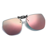 Oversized Polarized Clip-on Sunglasses Men Frameless Filter UV400 Protection Polygon Eyewear Clip Lens Sun Glasses