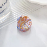 Fashion Shell Hair Claws Hairwear for Women Sweet Cute Mini Shark Clip Crab Clamps Hair Clips Claw Clip Trendy Hair Accessories