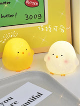 Cute Chicken Soft Lighting Small Night Light Bedside Lamp Decoration Bedroom Atmosphere Light Girl Children GIft