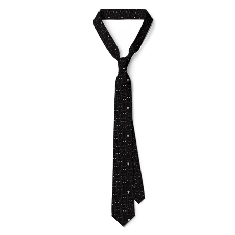 Mathematical Equation Printed Tie Men's Fashion all-Match Personality Casual Necktie 8 Cm Wide Tie Wedding Party Accessories