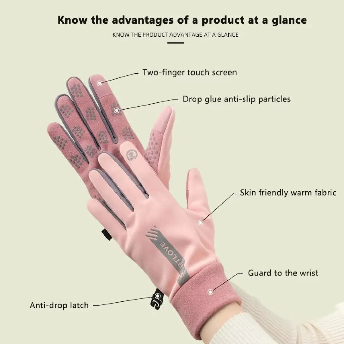 Winter Gloves Women Cycling Bike Thermal Fleece Cold Resistance Wind Waterproof Bicycle Warm Outdoor Running Skiing Mittens