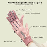 Winter Gloves Women Cycling Bike Thermal Fleece Cold Resistance Wind Waterproof Bicycle Warm Outdoor Running Skiing Mittens