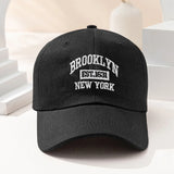1pc Men and Women's Vintage Embroidered Baseball Cap With 'BROOKLYN NEW YORK' Print Suitable For Daily Wear and Gift Giving