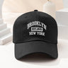 1pc Men and Women's Vintage Embroidered Baseball Cap With 'BROOKLYN NEW YORK' Print Suitable For Daily Wear and Gift Giving