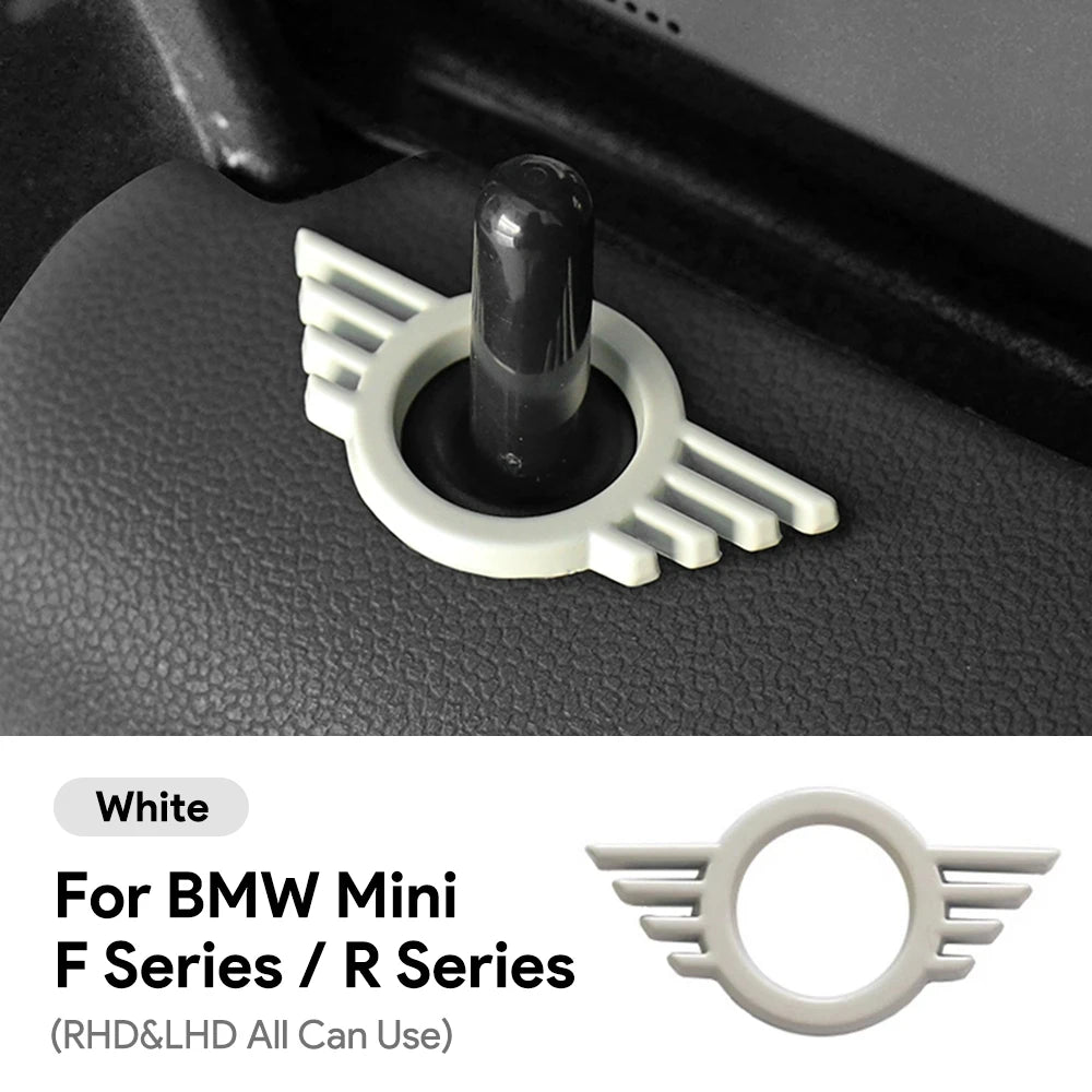 1 piece Metal for Mini Cooper One S F55 F56 F57 F60 R55 R56 R57 Countryman Car Door Lock Pin Wing Emblem Badge Decal