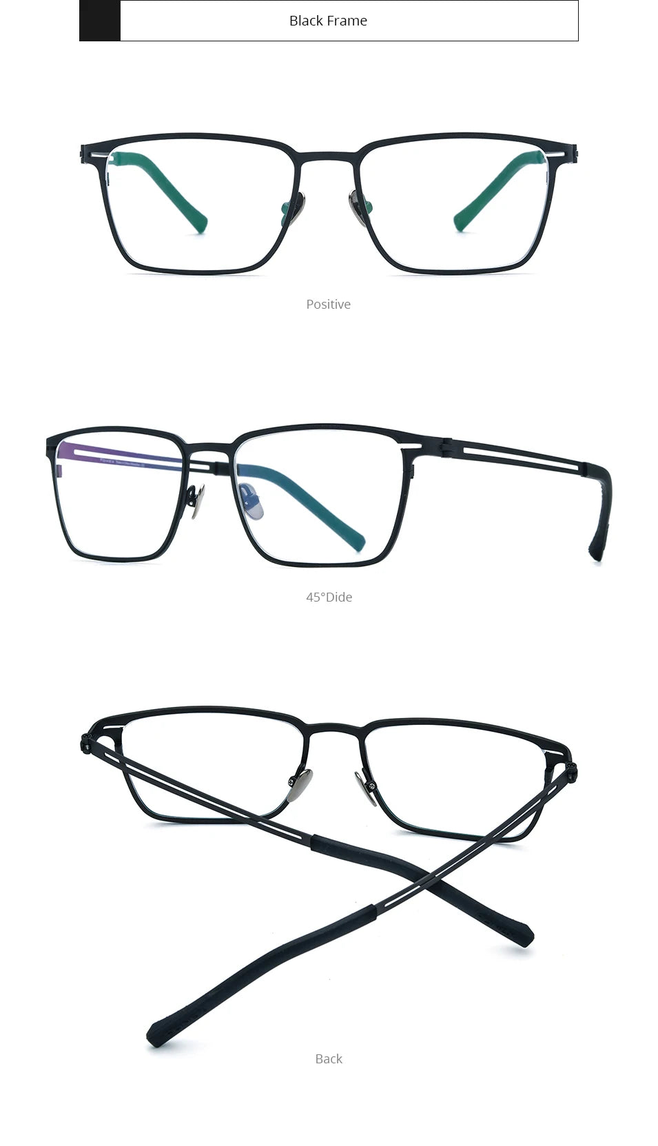 FONEX Titanium Glasses Frame Men New Brand Design Square Eyewear Ultralight-Weight Japanese High Quality Eyeglasses Frames 85779