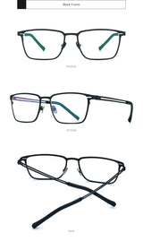 FONEX Titanium Glasses Frame Men New Brand Design Square Eyewear Ultralight-Weight Japanese High Quality Eyeglasses Frames 85779