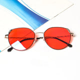 Good Sleep Blue Light Blocking Glasses Men Women Red Lenses Anti Green Light Eliminate Eye Strain Glasses  Bluelight clear lens
