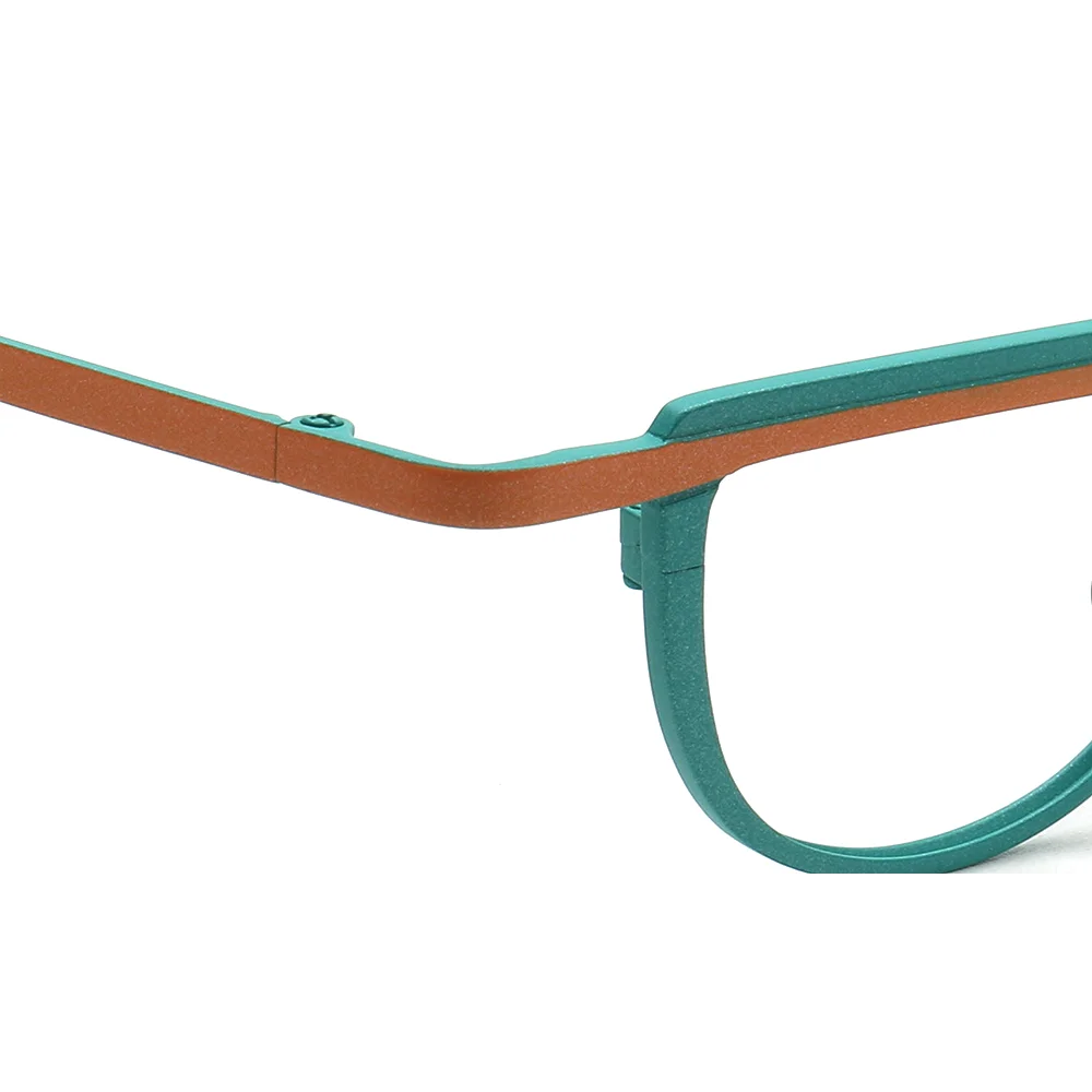 Vintage Titanium Glasses Frames for Women Light Geometric Eyeglass Men Optical Eyewear Retro Spectacles Prescription Myopia
