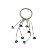 Handmade Cute Fashion Elastic Flower Ribbon Hair Ropes Rubber Band Hair Accessories Hair Ties