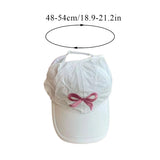 Fashion High Ponytail Kids Boy Girl Sun Hats Quick Drying Baseball Caps Adjustable Travel Caps Children Peaked Hats With Hole