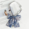 Fashion JK Bowtie Women College Student Collar Tie Cotton Plaid Bowknot Lolita Girls Adjustable Butterfly Anime Cosplay Cravat