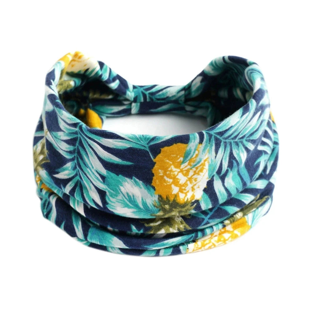 Women Hair Bands Headband Bohemian Sports Run Bandage Elastic Girl Wide Headband Print Wide Headwrap Headpiece Hairband Ladies
