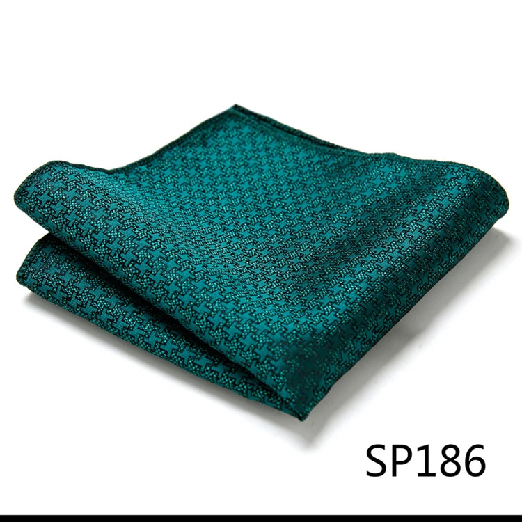 Pocket Square Handkerchief Nice Handmade Woven 100% Silk Hanky Pocket Square Printed  hombre Pink Office Clothing accessories