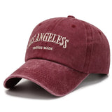 New green baseball cap female street wash letter thorn soft top embroidered duck hat male spring summer visor hat