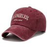 New green baseball cap female street wash letter thorn soft top embroidered duck hat male spring summer visor hat